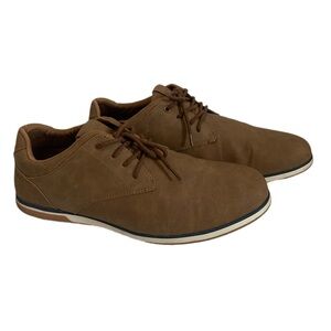 Aldo Men's Brown Nubuck Lace-Up Oxfords